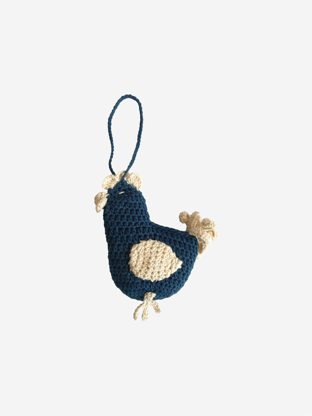 Blue & White Chicken Charms