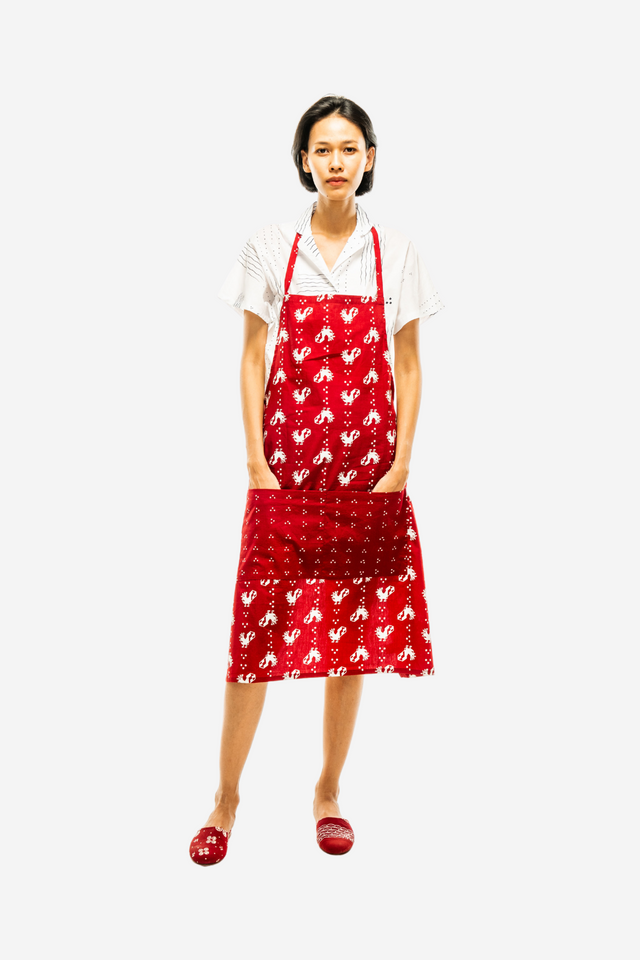 "Ayam Bija" - Long Apron