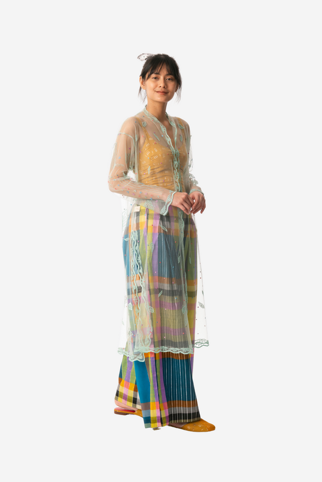 "Bunga Laut" - Kebaya Panjang Tulle