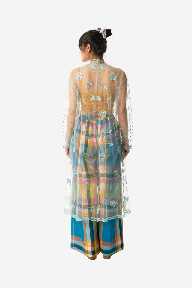 "Bunga Laut" - Kebaya Panjang Tulle