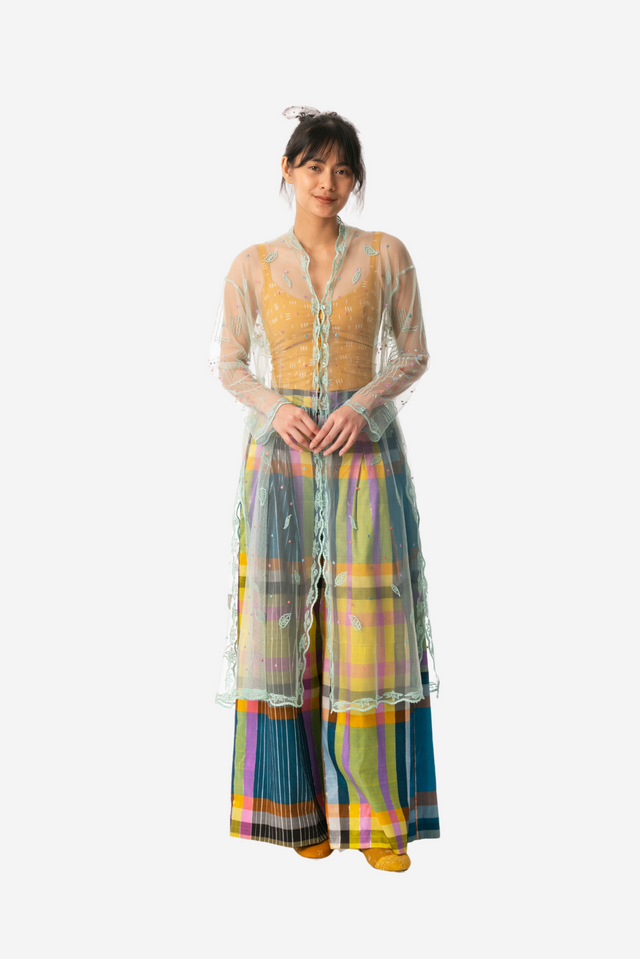 "Bunga Laut" - Kebaya Panjang Tulle