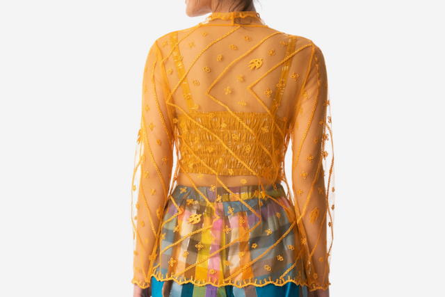 "Timun Mas Lembayung" - Kebaya Tulle