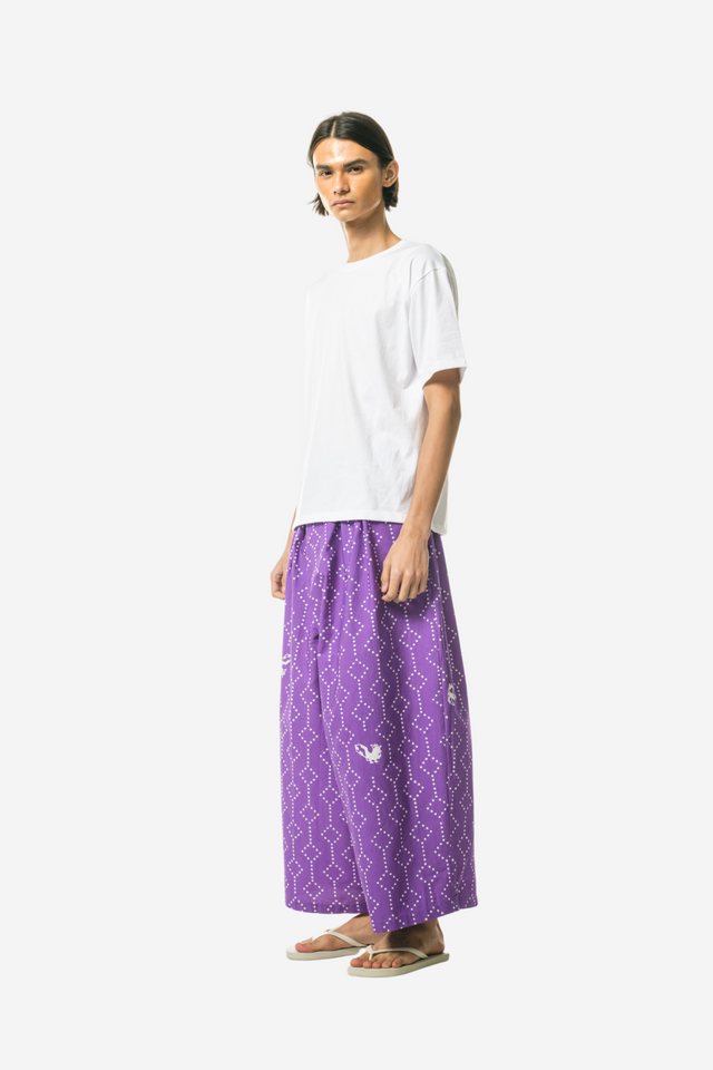 "Nitik Ayam" - Two Buttons Maxi Pants