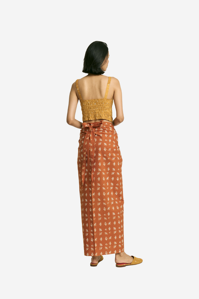 "Bunga Pencar" - Wrap Skirt
