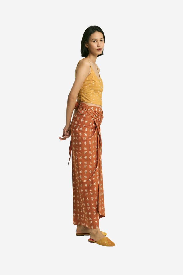 "Bunga Pencar" - Wrap Skirt
