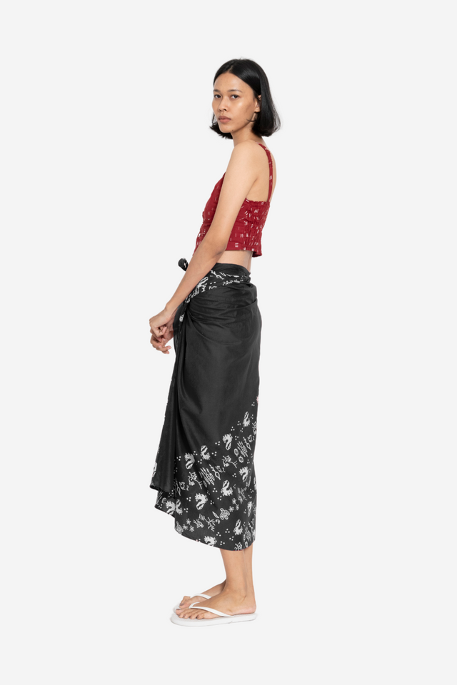 "Sejauh Mata Memandang X Dian Sastrowardoyo" "Tumbuh" - Wrap Skirt