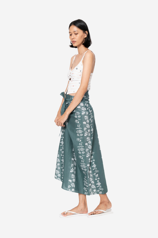 "Sejauh Mata Memandang X Dian Sastrowardoyo" "Tumbuh" Jeda - Wrap Skirt