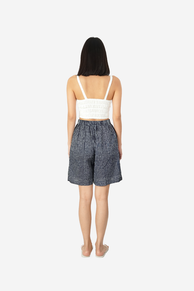 "Garis" - Plant-based Dye Short Pants