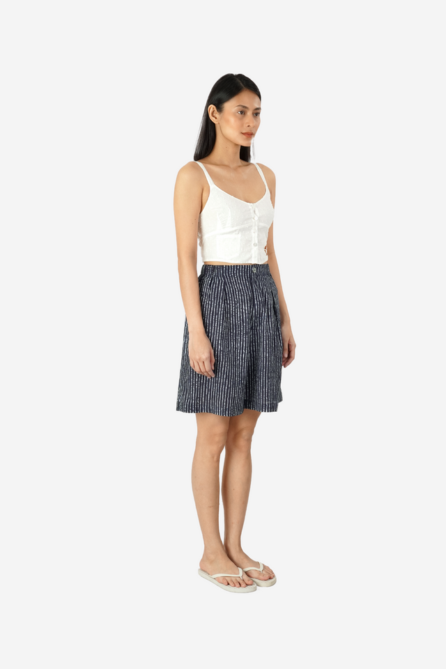 "Garis" - Plant-based Dye Short Pants