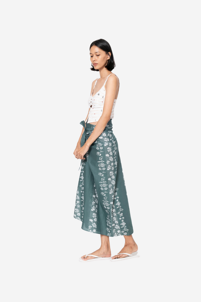 "Sejauh Mata Memandang X Dian Sastrowardoyo" "Tumbuh" Jeda - Wrap Skirt