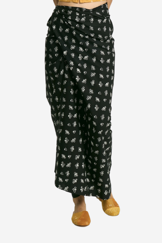 "Bunga Pencar" - Wrap Skirt