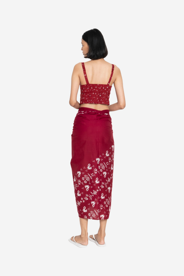 "Sejauh Mata Memandang X Dian Sastrowardoyo" "Tumbuh" - Wrap Skirt