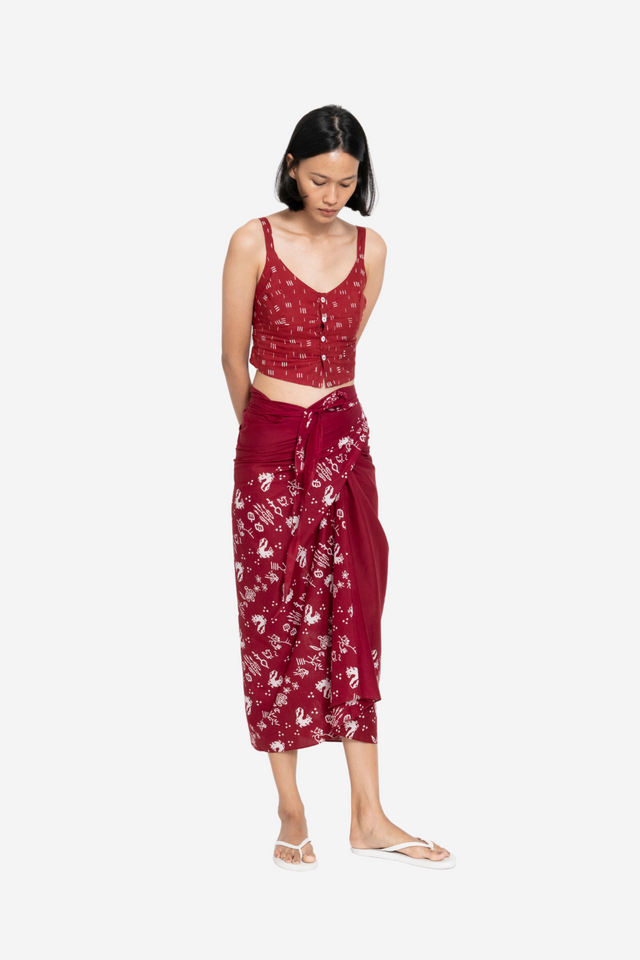 "Sejauh Mata Memandang X Dian Sastrowardoyo" "Tumbuh" - Wrap Skirt