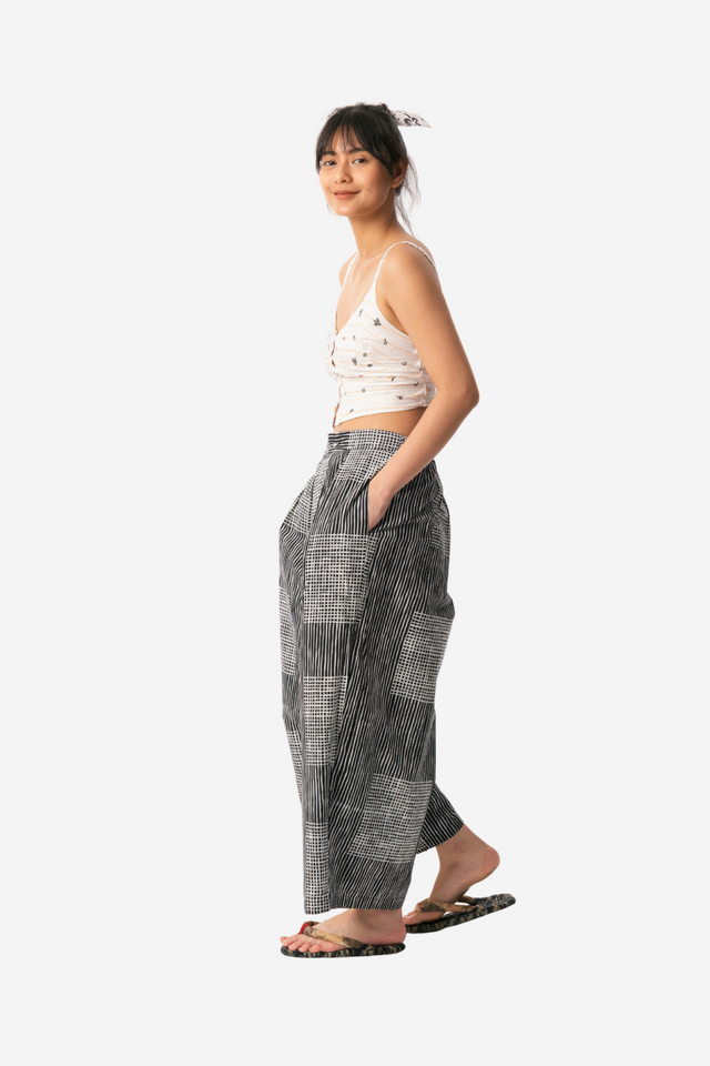 "Lapis" - Two Buttons Maxi Pants