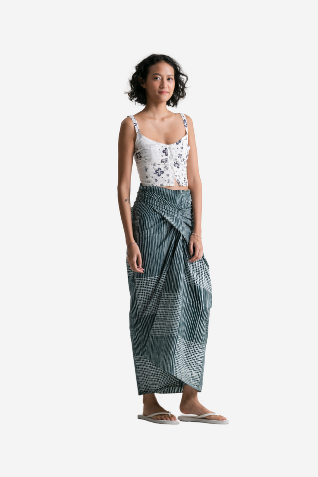 "Lapis" - Wrap Skirt