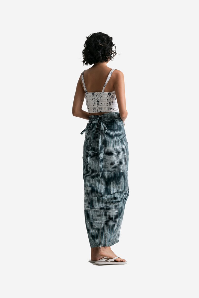"Lapis" - Wrap Skirt