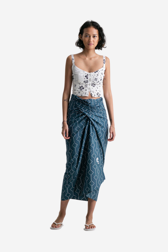 "Nitik Ayam" - Wrap Skirt