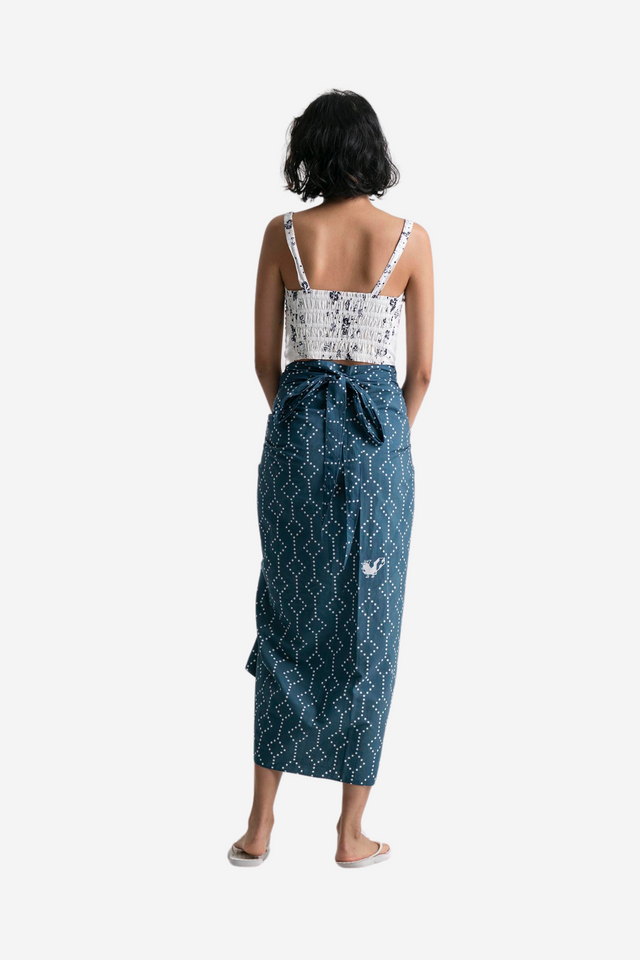 "Nitik Ayam" - Wrap Skirt