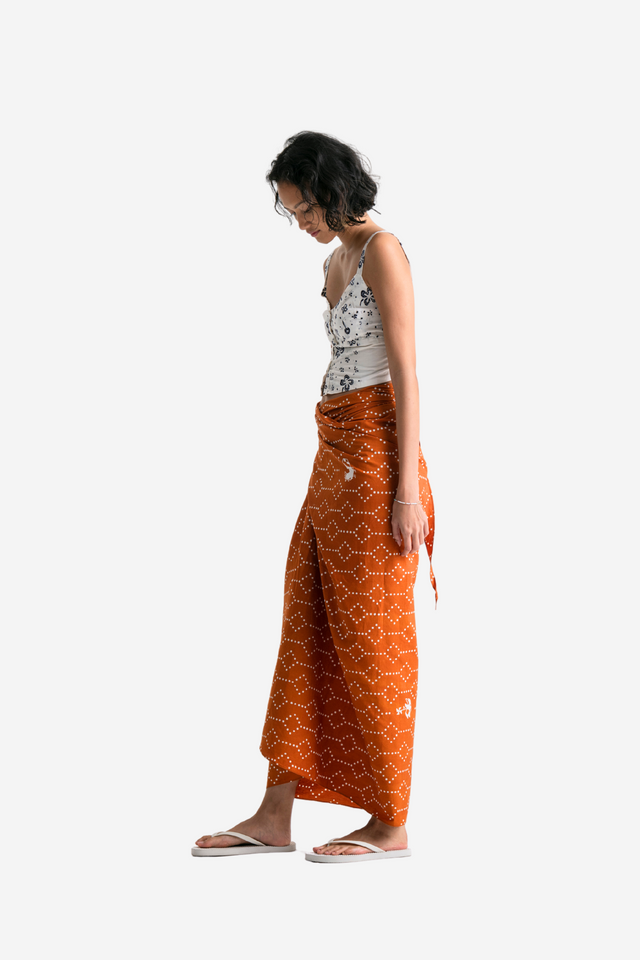 "Nitik Ayam" - Wrap Skirt