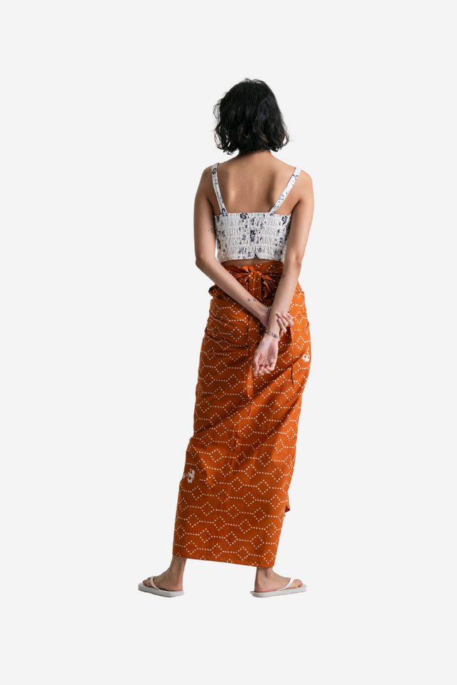 "Nitik Ayam" - Wrap Skirt