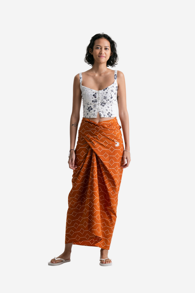 "Nitik Ayam" - Wrap Skirt