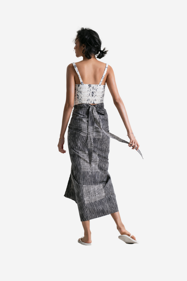"Lapis" - Wrap Skirt