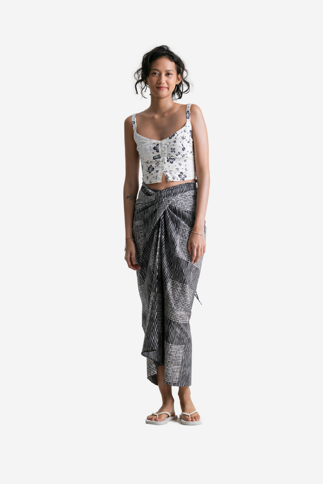 "Lapis" - Wrap Skirt