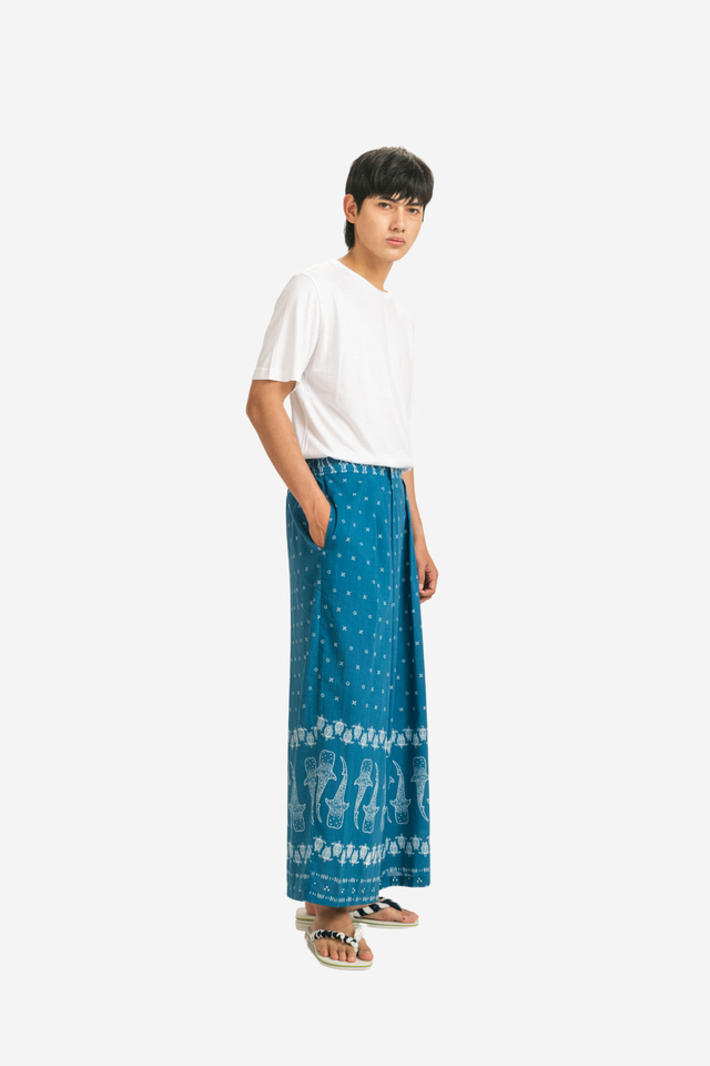 ”Mosaik” - Two Buttons Maxi Pants