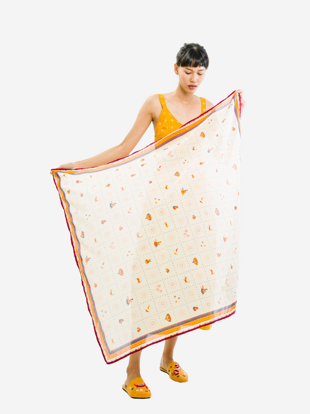 "Timun Mas" Kotak - Scarf