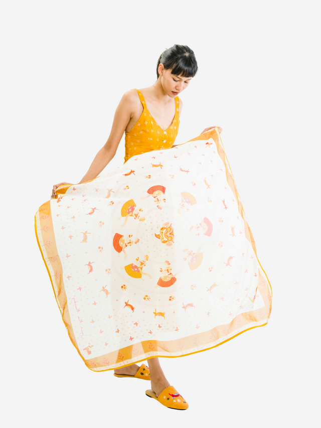 "Timun Mas" Lingkaran - Scarf