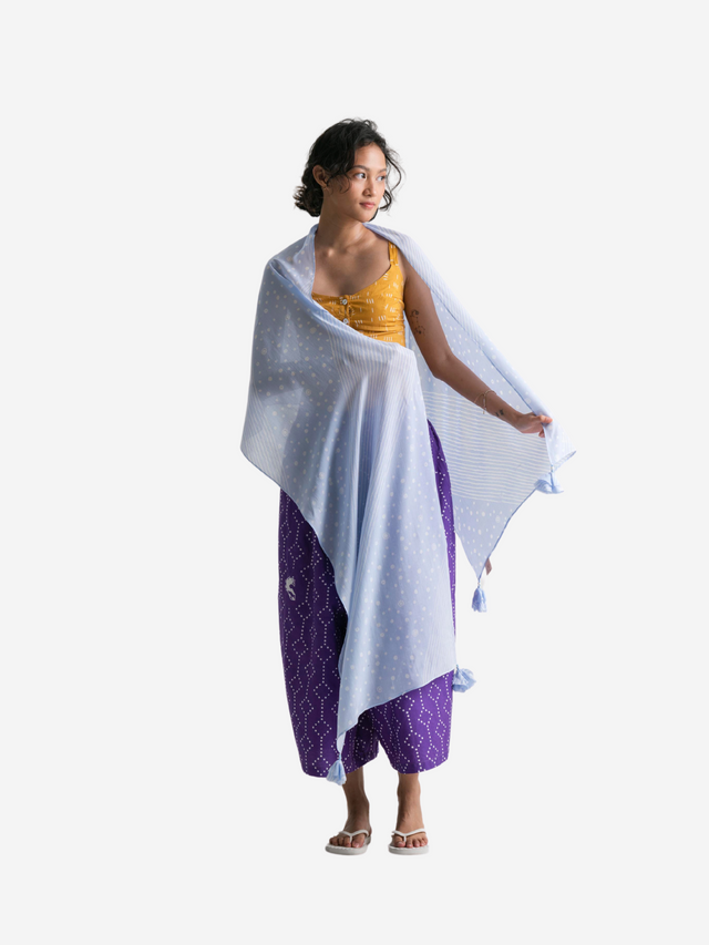 "Lapis Onde" - Shawl