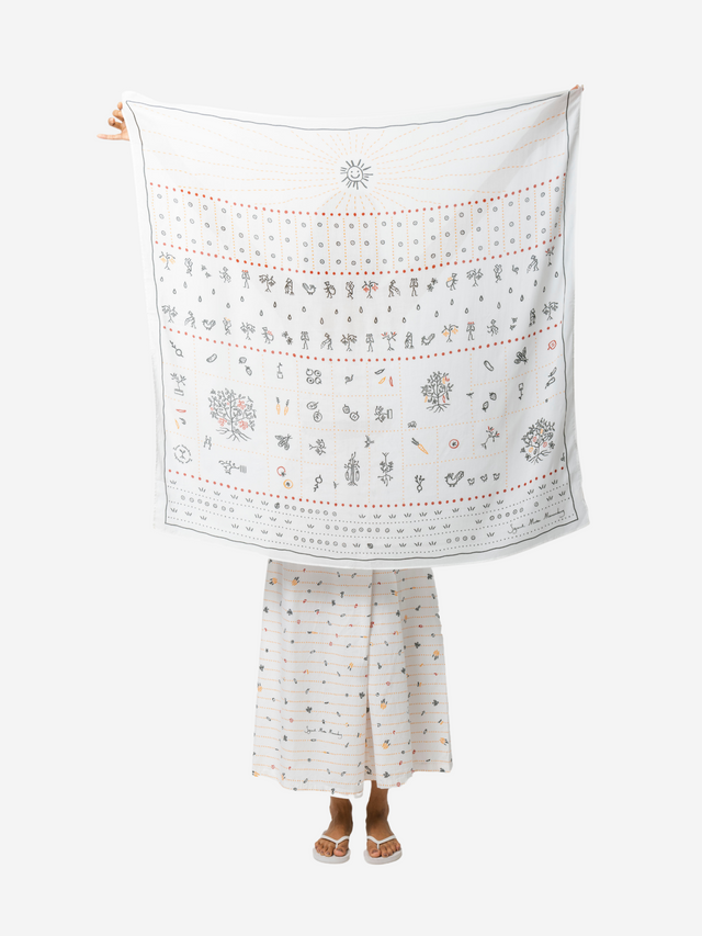 "Sejauh Mata Memandang X Dian Sastrowardoyo" "Tumbuh" Matahari - Scarf