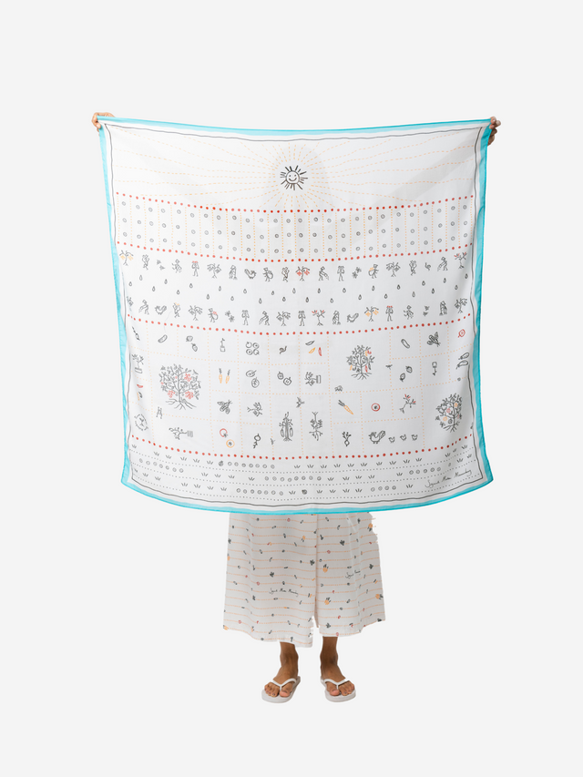 "Sejauh Mata Memandang X Dian Sastrowardoyo" "Tumbuh" Matahari - Scarf