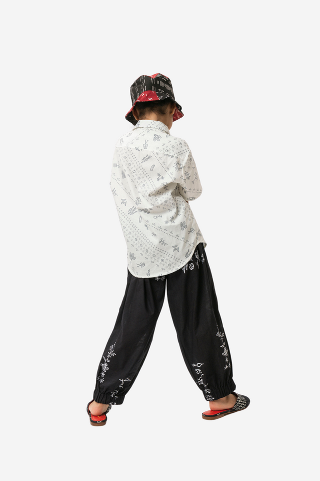 "Sejauh Mata Memandang X Dian Sastrowardoyo" "Tumbuh" Acak - Kids Kerut Pants