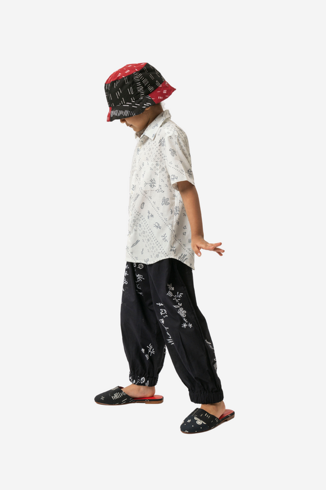 "Sejauh Mata Memandang X Dian Sastrowardoyo" "Tumbuh" Acak - Kids Kerut Pants