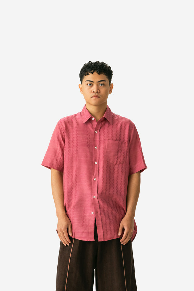 “Puspa” - Ombak Laut Short Sleeve Shirt