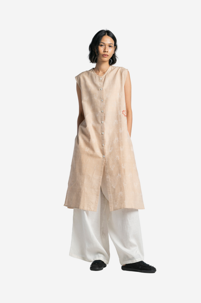 “Tenun Ayam” Silk-Cotton Fiber Baju Santai