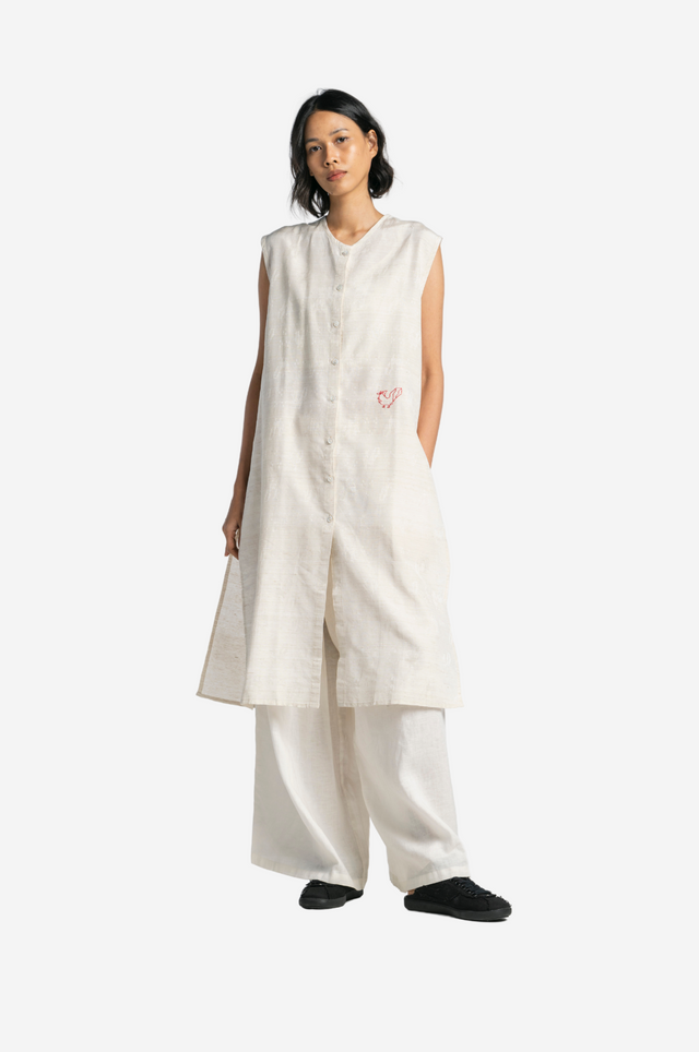 “Tenun Ayam” Silk-Pineapple Leaf Fiber Baju Santai