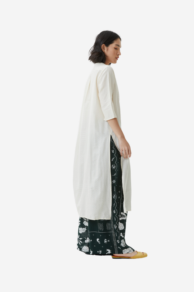 "Tenun Ombak Laut" - Baju Panjang