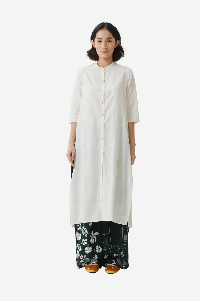 "Tenun Ombak Laut" - Baju Panjang