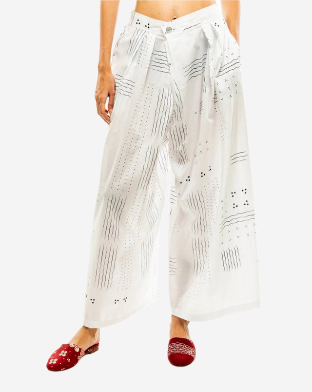 "Ombak Laut" - Two Buttons Maxi Pants