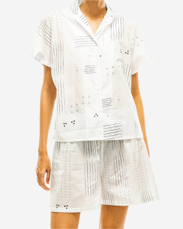 "Ombak Laut" - Mina Pajamas Set