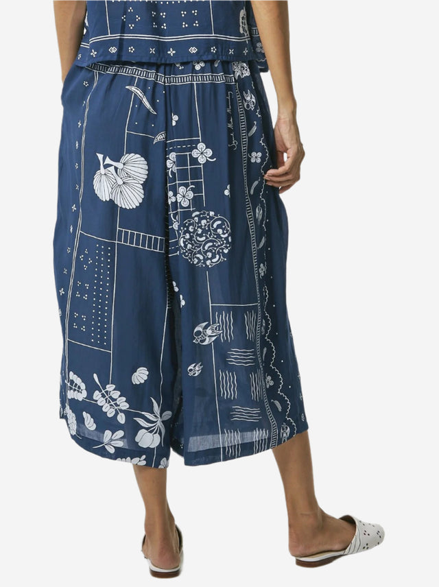 "Tambal" - Two Buttons Midi Pants