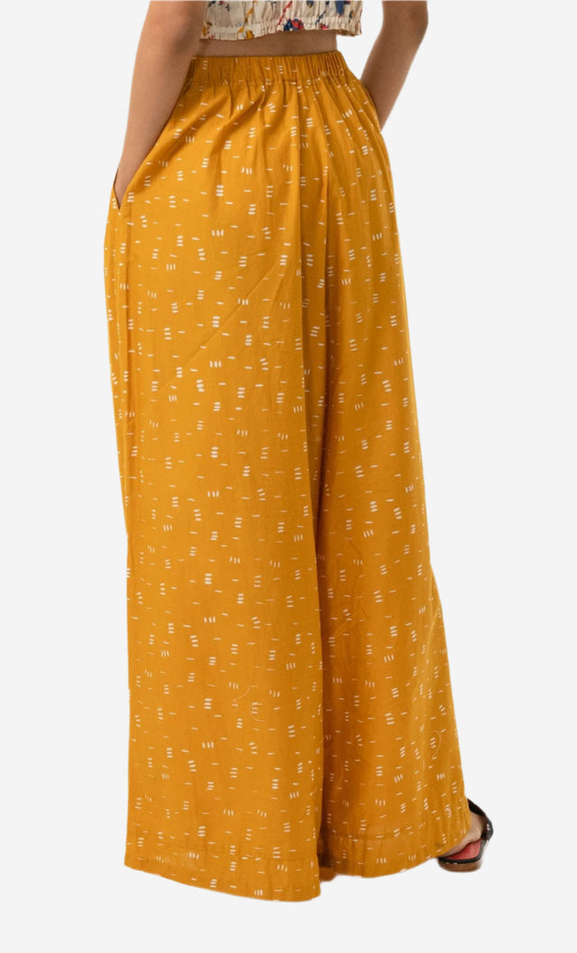 "Bambu" - Two Buttons Maxi Pants