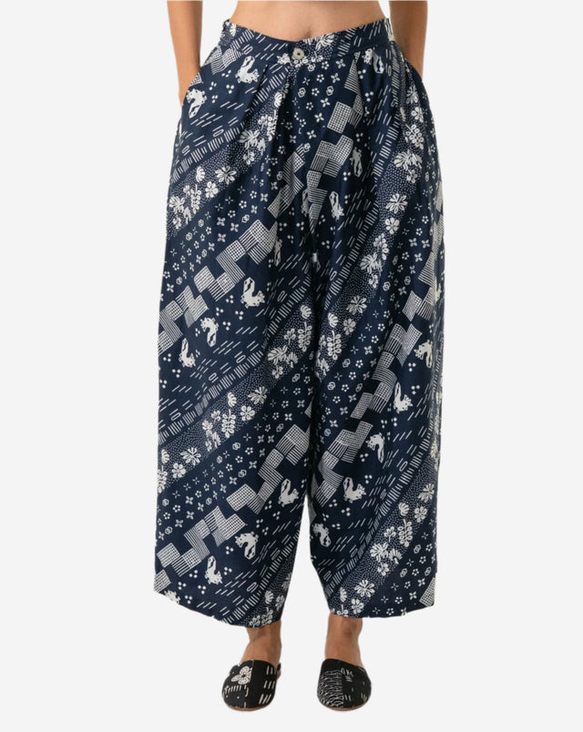 "Tambal" - Two Buttons Maxi Pants