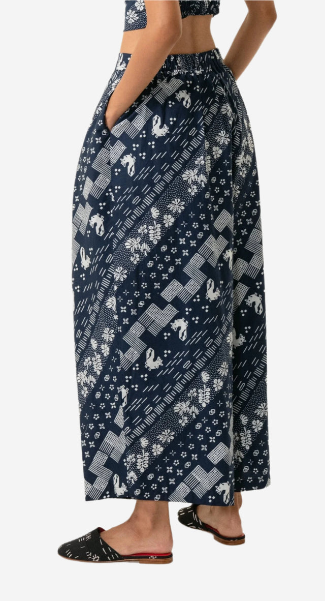 "Tambal" - Two Buttons Maxi Pants