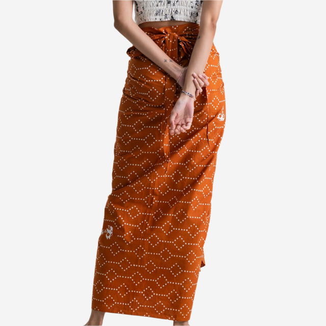 "Nitik Ayam" - Wrap Skirt