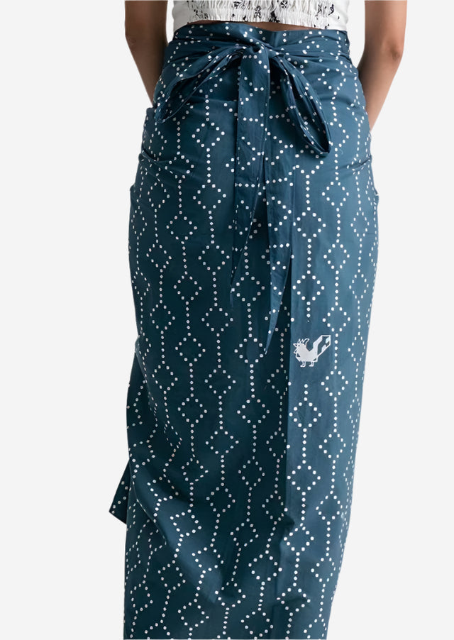 "Nitik Ayam" - Wrap Skirt
