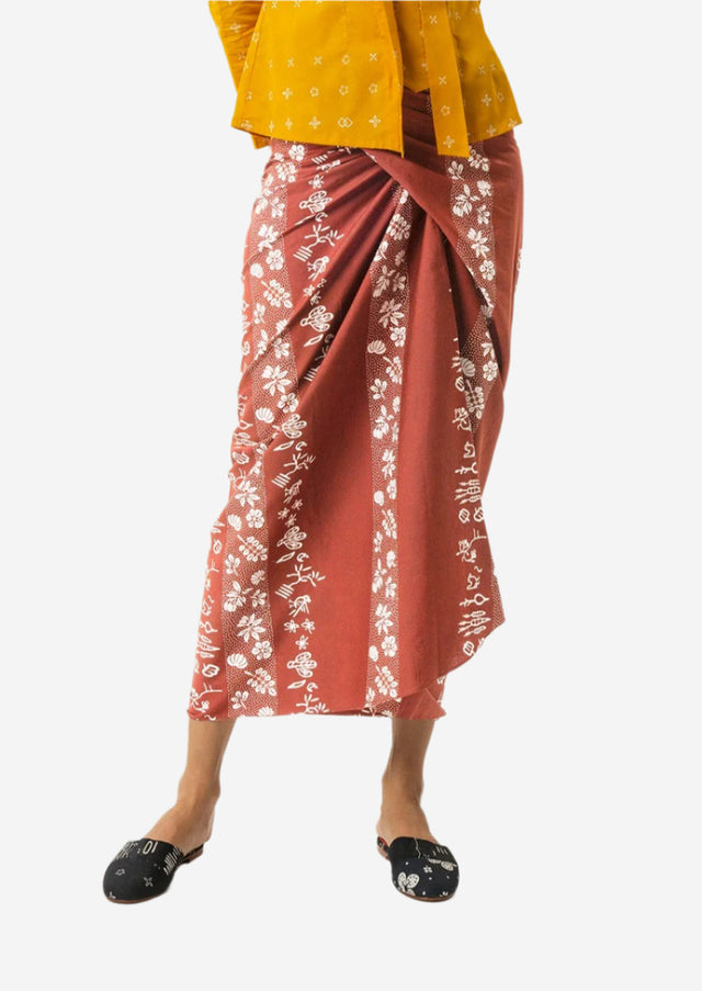 "Sejauh Mata Memandang X Dian Sastrowardoyo" "Tumbuh" Jeda - Wrap Skirt