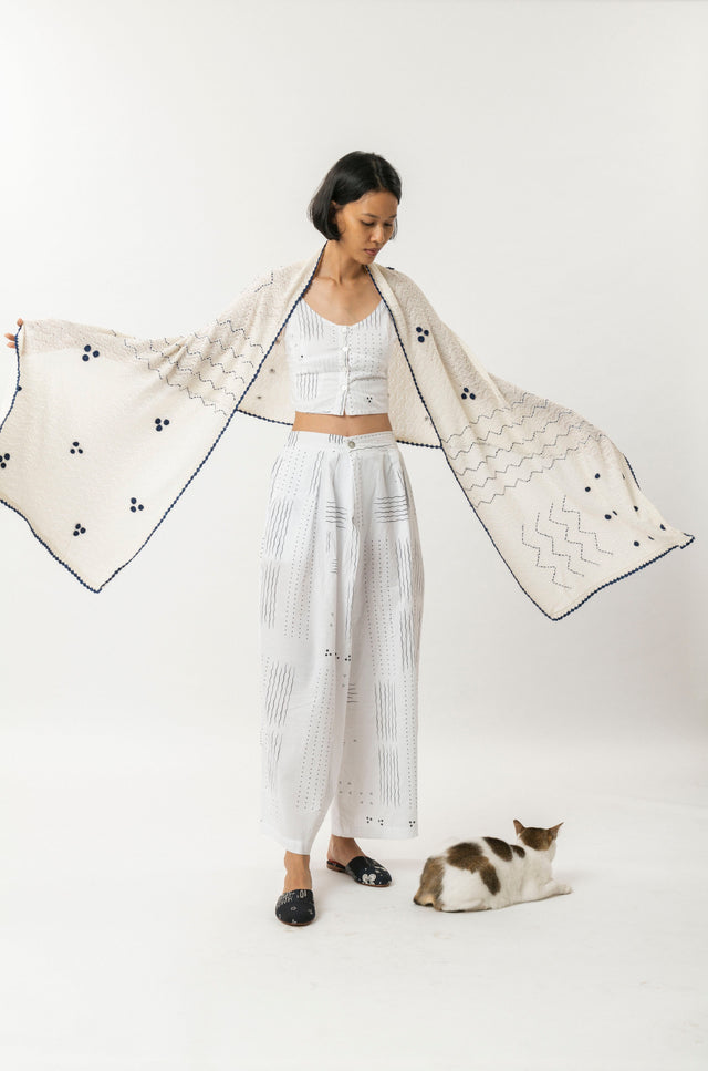 Nawangwulan "Ombak Laut" - Shawl